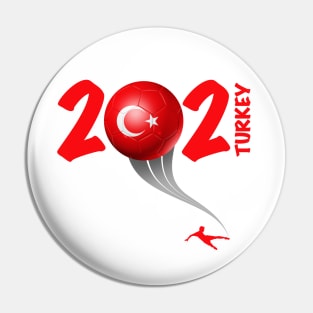 Turkey Euro Soccer 2021 Pin