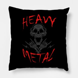 Heavy metal design not only for metal heads Pillow