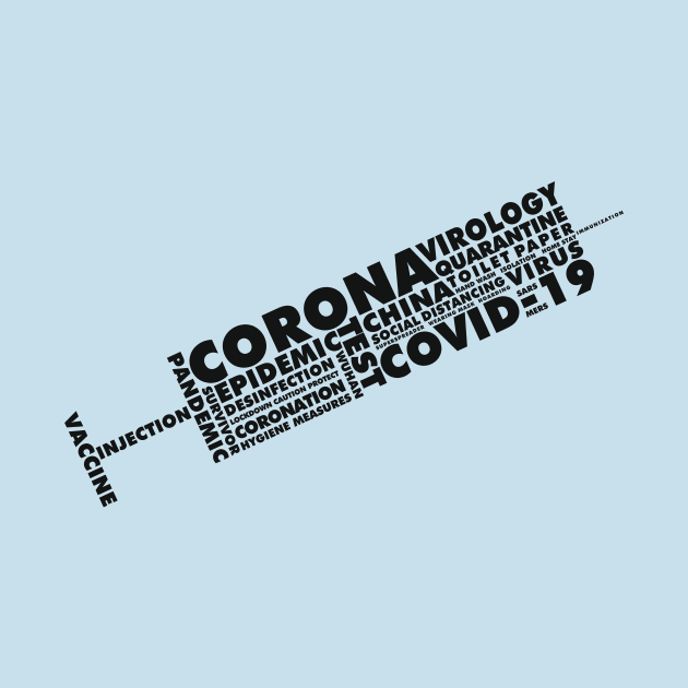 Corona Shot Wordcloud by ahgee