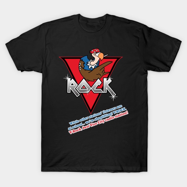 V-Rock Radio - Grand Theft Auto - T-Shirt | TeePublic