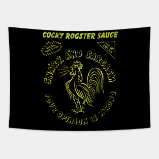 Cocky rooster sauce Tapestry