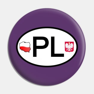 Poland car country code Pin