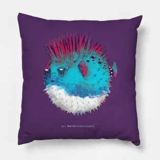 Punk Fish - Pufferfish Pillow