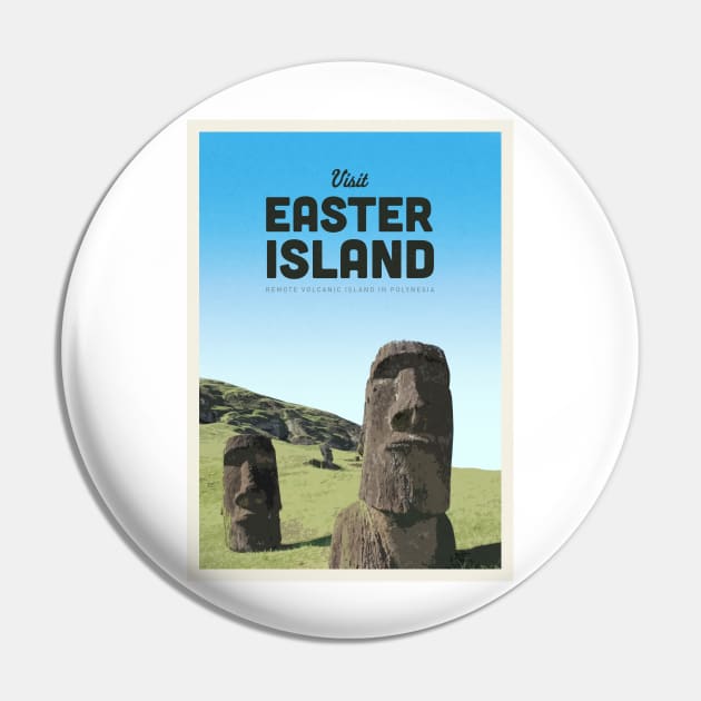 Visit Easter Island Pin by Mercury Club