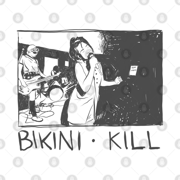 Bikini Kill | 90s Band  | T-shirt by TrashPandaHut