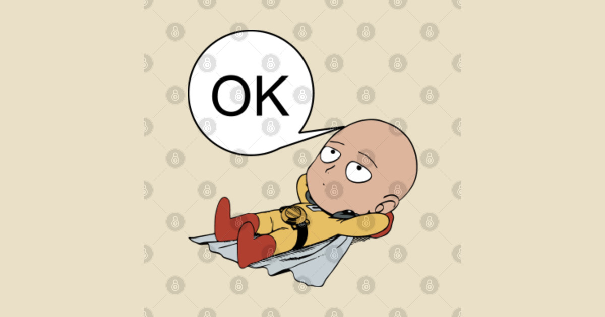 One Punch Man Ok - One Punch Man Ok - Posters and Art ...