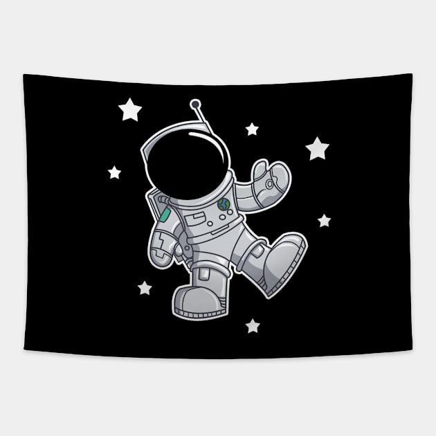 Floating in space Tapestry by BackOfTheComicShopT