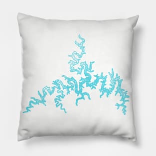 Table Rock Lake - Vintage Teal Pillow