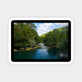 The Small Waterfalls at Martin Brod in Bosnia Magnet