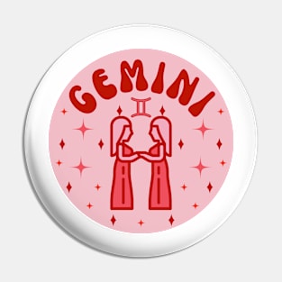 Gemini Zodiac Sign Pin