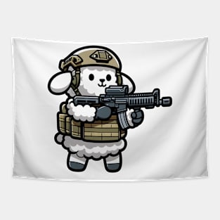 Tactical Sheep Tapestry