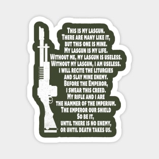 This Is My Lasgun Magnet