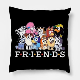 friend bluey Pillow