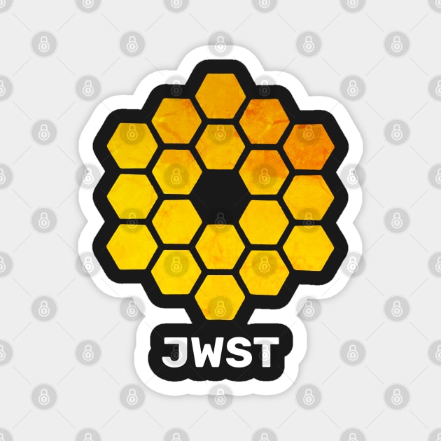 James Webb Space Telescope - JWST Magnet by FaelynArt