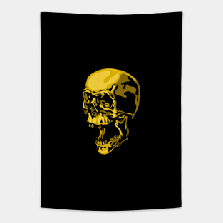 Golden Skull Tapestry