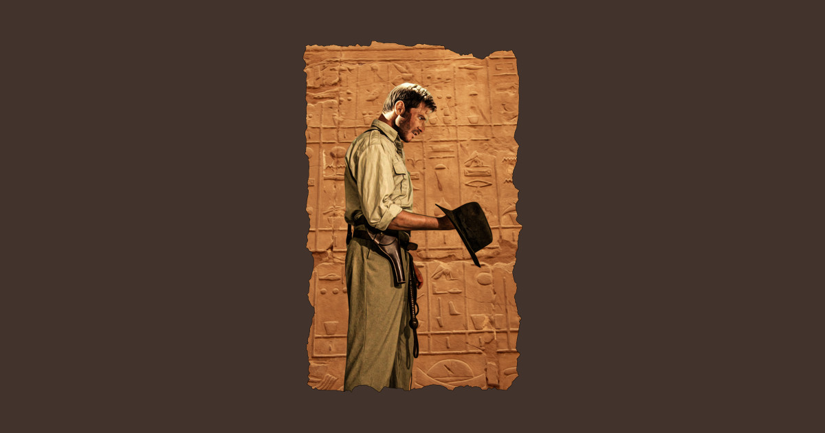 Indiana Jones Contemplation - Indiana Jones - T-Shirt | TeePublic