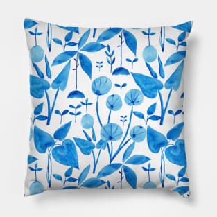 Watercolor plants Pillow