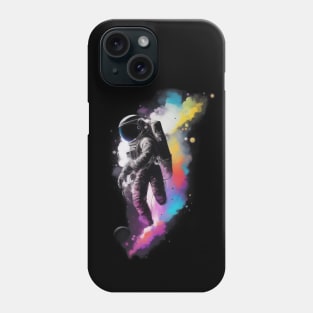 Astronaut Space Vibe silhouette Digital art Phone Case