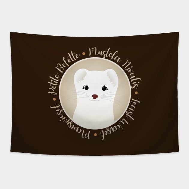 Petite Belette Tapestry by majoihart