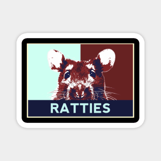 Ratties Pop Art Magnet