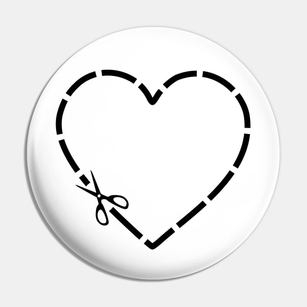 Cut My Heart Out Pin by AKdesign