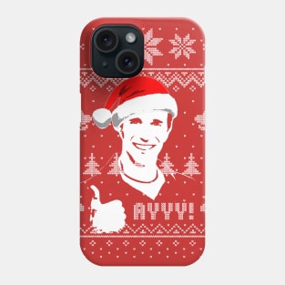 Ayyy Fonzie Christmas Parody Phone Case