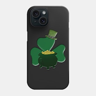 Shamrock and Pot of Gold Phone Case