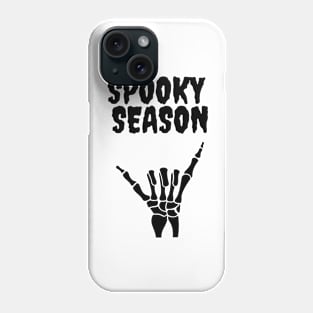 spooky season, skeleton hand, halloween Phone Case