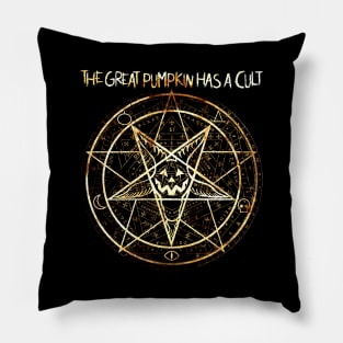 Cult of the Great Pumpkin: Pentagram Pillow