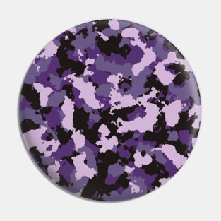 Purple Camouflage Pin