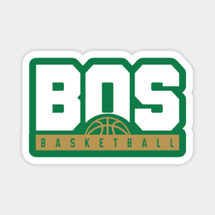 Boston Basketball Tee Magnet