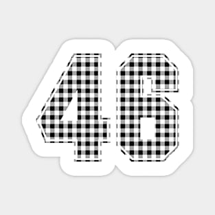 Plaid Number - 46 - Dark Magnet