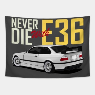 E36 Bimmer Never Die Tapestry