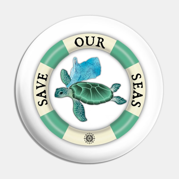 Save Our Seas Pin by CuriousCurios