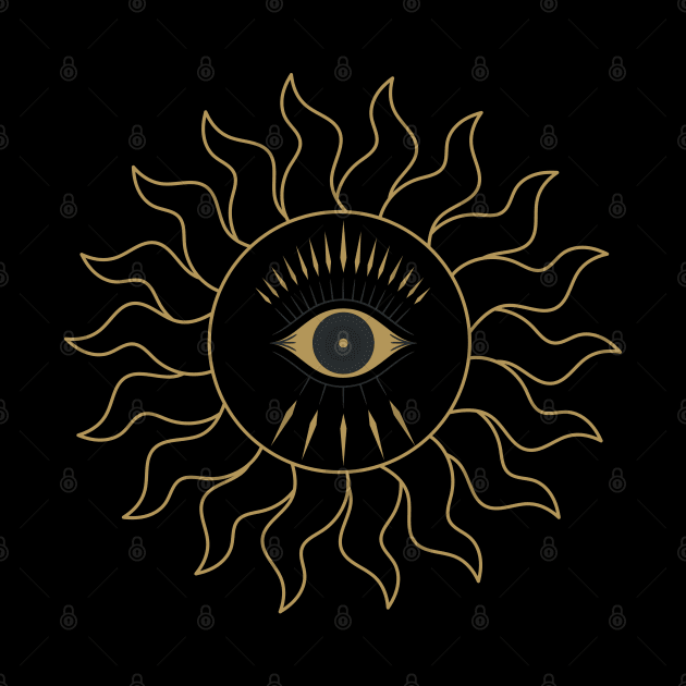 Third eye chakra in the Sun by Kahytal