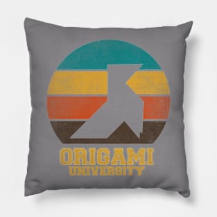 Origami University Pillow