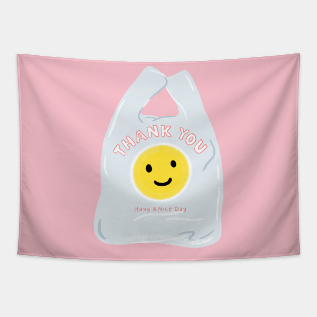 Thank You Have A Nice Day Smiley Face Tapestry Teepublic Au