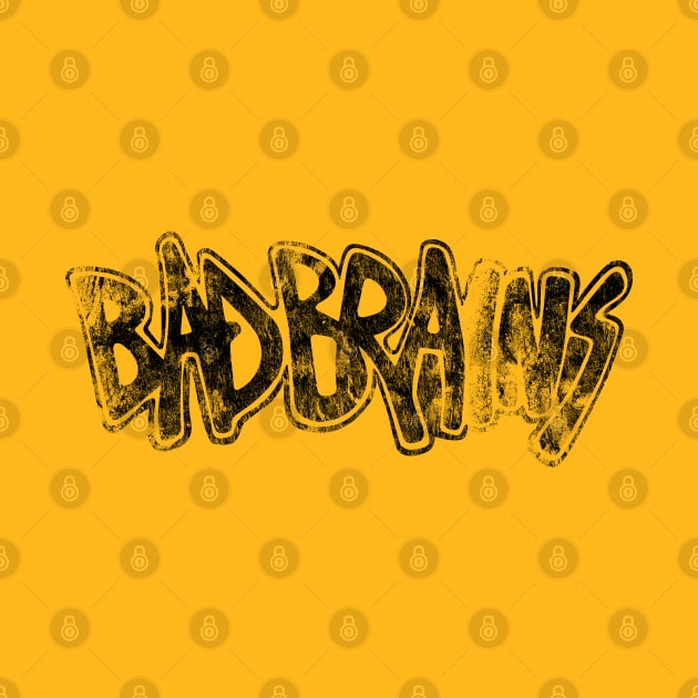 Bad Brains (black) - distressed by Joada