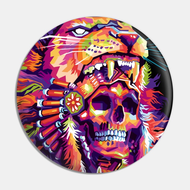 Indian skull Pin by Danwpap2