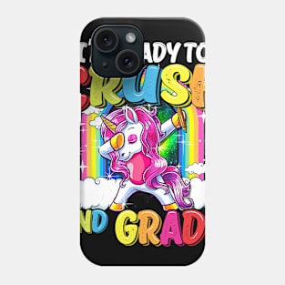 2nd Grade Dabbing Unicorn Back To School Girls Phone Case