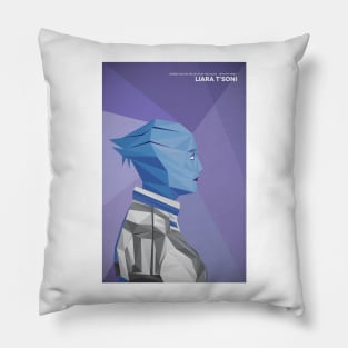 Geometric Liara T'Soni Pillow