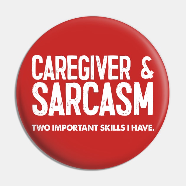 Caregiver Funny Gift Idea Pin by DankFutura