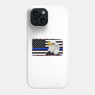 Support Police Flag & Eagle Phone Case