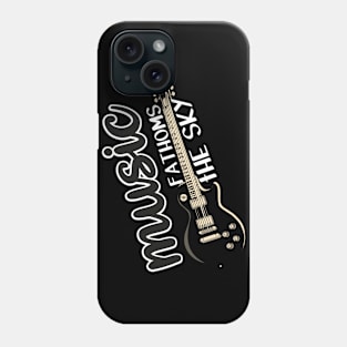Music makes me cry Phone Case