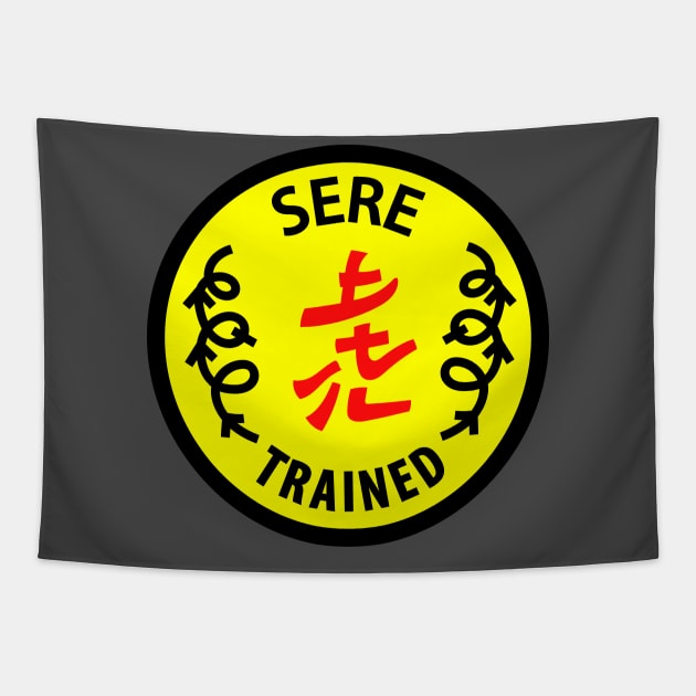 SERE School Tapestry by aircrewsupplyco