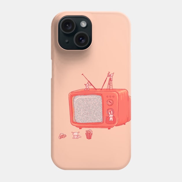 Snow TV Phone Case by moonlitdoodl