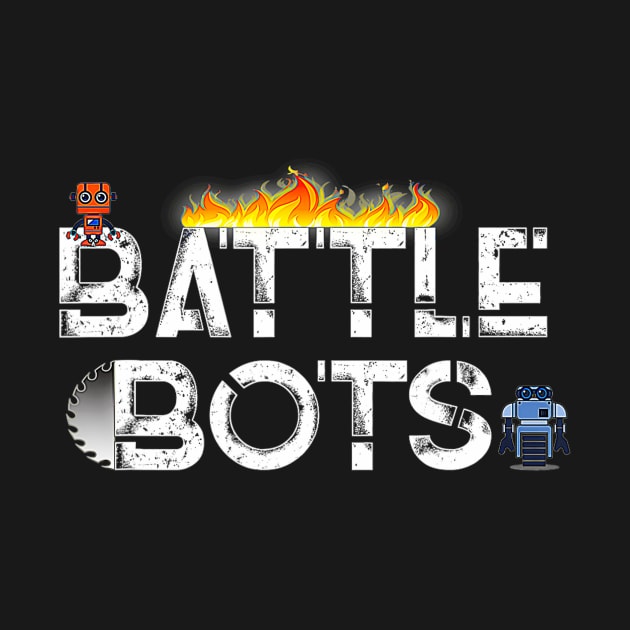 Battle bots fighting robots by Tianna Bahringer