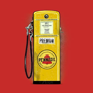 Vintage pennzoil gas pump T-Shirt