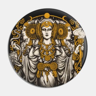 Iberian Hecate Pin