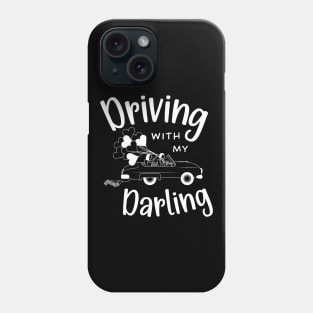 Driving with My Darling - Cute Romantic Couples Phone Case